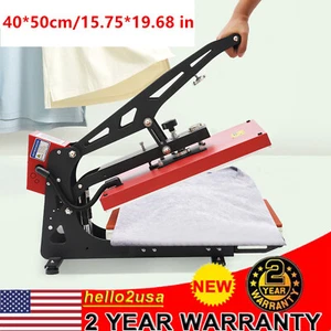 40*50cm Clamshell Open Heat Press Machine with Slide Out Function Heavy - Picture 1 of 15