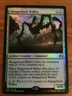 Foil Hangarback Walker mtg Magic Origins LP - Image 1 of 2