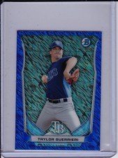 Taylor Guerrieri 2014 Bowman Blue Shimmer Refractor Mini /250 Chrome Tampa Rays