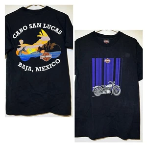 Harley Davidson Cabo San Lucas Baja, Mexico T-Shirt Men’s Size Medium - Picture 1 of 8
