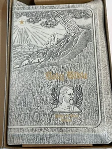 VTG Holy Bible Leather Bound Prince of Peace Edition John C Winston w Box 1948 - Imagen 1 de 24