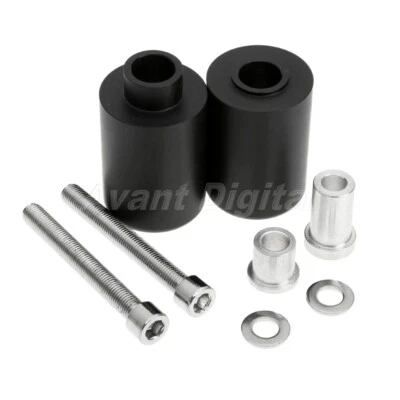 Protector de choque deslizante de cuadro de motocicleta Delrin negro para Honda CBR929RR 2000 01 Foto 1 de 4