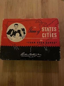 Parker Bros. The Game of States and Cities 1946 complete - Picture 1 of 7