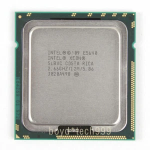 Intel Xeon E5640 Quad-Core CPU Processor 2.66 GHz 5.86 GT/s LGA 1366 12 MB - Picture 1 of 1