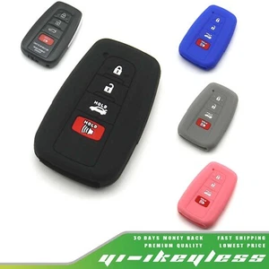 Silicone Case Cover For Toyota Camry Corolla Mirai Remote Smart Key Fob 4 Button - Bild 1 von 13
