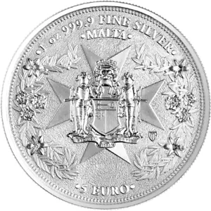 Malta Golden Eagle 2023 1 oz 5 euro 1 oz moneta argento puro Germania Mint - Foto 1 di 2
