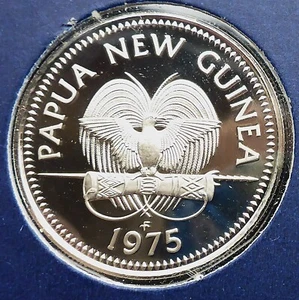 Moneda de 10 Toea de Papúa Nueva Guinea 1975 prueba, Cuscus KM-4 CANADÁ ENVÍO $1,99 - Imagen 1 de 2