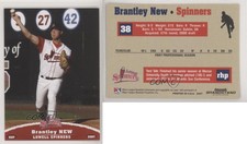 2007 Grandstand Lowell Spinners Brantley New #38