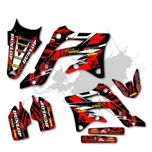 2013 2014 2015 2016 HONDA CRF 450R ISLAND STRIKE : RED / BLACK GRAPHIC DECALS  - Bild 1 von 2