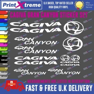 Cagiva GRAN CANYON Decal Sticker Pack Single colour, high quality - Picture 1 of 7