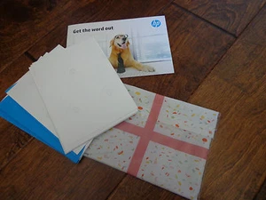 NEU ZWEI LÄCHELN von HP Geschenkkartendruck mit leeren Karten (15) mit Umschlägen (5) - Bild 1 von 3