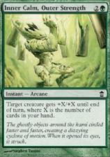 INNER CALM, OUTER STRENGTH FOIL Saviors of Kamigawa MTG Magic Cards DJMagic