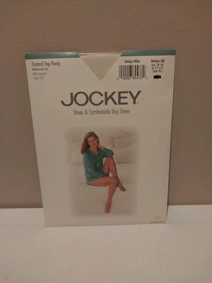 Braguita Jockey Contol Top Mediana-Alta Antigua Blanca Estilo 1951 Totalmente Nueva Foto 1 de 2