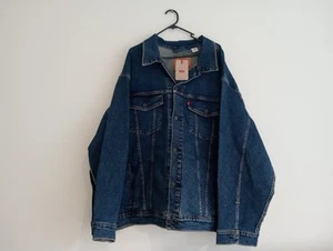 Levi's Denim Jacket Mens Size 5XL Classic Blue Brand New With Tags Big - Picture 1 of 8