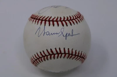 300 Game Winners Spahn Perry Carlton Niekro Wynn Signed ONL Baseball P ID:328719 - Image 1 of 4