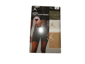 Jordan Flight Mens 3 Pack Boxer Briefs Underwear Cotton Stretch Air Jordan S M L - Picture 1 of 5