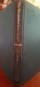 The Elizabethan Love Sonnet de J. W. Lever - 1966 tapa dura - Imagen 1 de 14