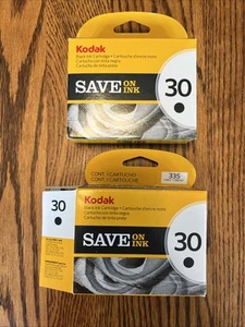 2x Kodak 30 Ink Cartridge Genuine Black 8345217 - Picture 1 of 4