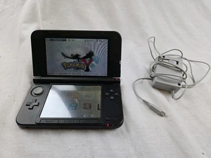 Nintendo New 3DS Super Mario Black Edition Handheld System Console + Charger - Picture 1 of 5