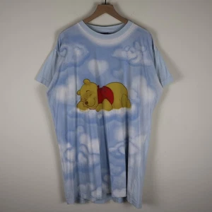 Vintage Winnie The Pooh Disney Sleep Shirt Nightshirt Women's One Size 25.5x34 - Picture 1 of 19