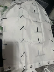 Boho Shower Curtain Black And White Design 72” X 72” (SB) - Picture 1 of 5