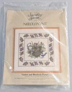Kit de imágenes de punta de aguja Something Special VIOLETS & BLUEBIRDS 14X14 30507 NUEVO EN STOCK 86 - Imagen 1 de 5