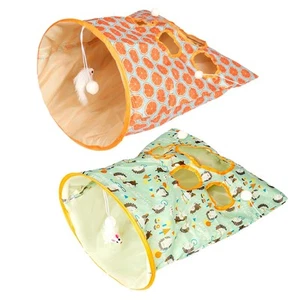 Pet Cats Tunnel Interactive Play Toy Cat Drill Bag Use Indoor Toys - Picture 1 of 13