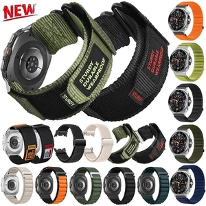 Sports Nylon Armband für Samsung Galaxy Watch Ultra 47mm Watch 8 40 44mm Classic - Bild 1 von 141