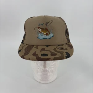 Cappello SnapBack Vintage Berretto Uomo Camionista Mimetico Schiuma: Cappello da Pesca. Trendy. Hipster. - Foto 1 di 7