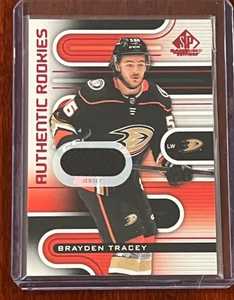 BRAYDEN TRACEY Authentic Rookies JERSEY 2022-23 SP Game Used Anaheim Ducks - Picture 1 of 2