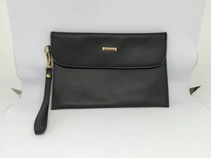 Bagsure Kunstleder Clutch Handgelenktasche Handtasche schwarz - Bild 1 von 4
