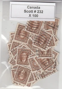 CANADÁ - USADO - SC # 232 X 100 - ARTESANÍA..ETC. - Imagen 1 de 1