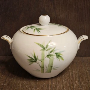 Noritake Nippon Toki Kaisha Creamer BAMBOO circa 1955 porcellana MCM metà secolo - Foto 1 di 5