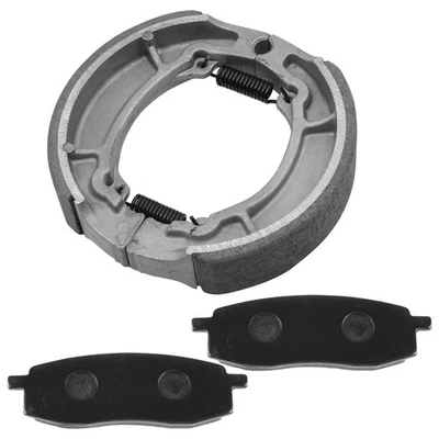 Pastillas de freno delanteras y zapatas de freno traseras para Yamaha Tt350 Acier Tt 350 1986-1993 Foto 1 de 3