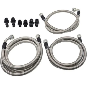 For Dodge Ram Cummins 5.9L 1996-02 Heavy Duty Transmission Cooler Lines Kit 6AN - Picture 1 of 9