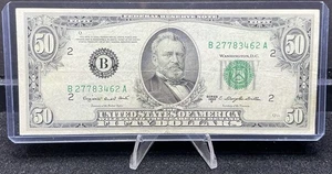 1950 C Fifty Dollar Federal Reserve Note $50 Bill New York , New York Z219 - Picture 1 of 2