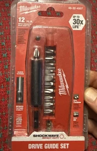 Milwaukee SHOCKWAVE Set di guide per azionamento a percussione - 12 pezzi nuovo - Foto 1 di 7