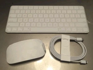Apple Magic Keyboard 2 with Touch ID A2449 & Magic Mouse 2 A1657 - Picture 1 of 3
