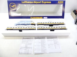 Fleischmann H0 6350 Lufthansa Zug-Set -DIGITAL- AC, Licht, NEM, TOP in OVP#61783 - Bild 1 von 16