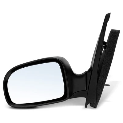 Driver Manual Mirror w/ Manual Folding Smooth Black for Ford Windstar 1999-2003 - Image 1 of 4