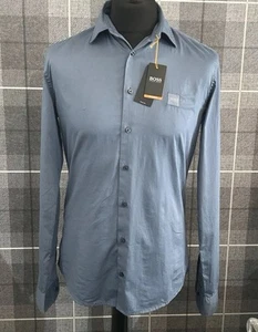Hugo Boss Blue shirt slim fit Medium RRP £105 - Bild 1 von 10
