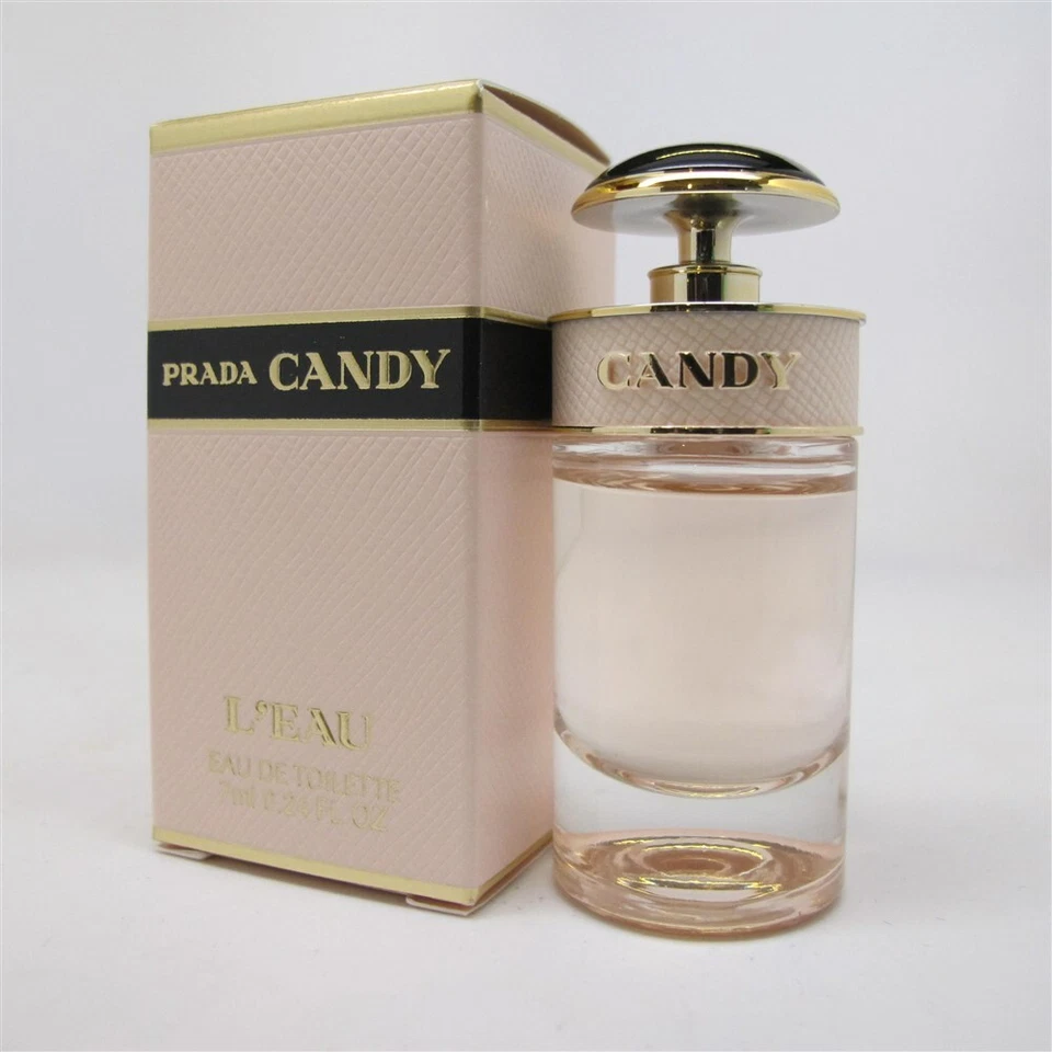 PRADA CANDY L'EAU por Prada 7 ml/0,24 oz Eau de Toilette Miniatura Splash Nuevo en Caja Foto 1 de 1