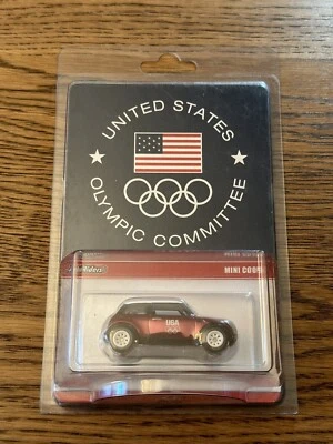 Hot Wheels 2012 RLC United States Olympic Committee Mini Cooper With Real Riders - Image 1 of 4
