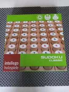 Weihnachts-Geschenk:Sudoku Classic von intellego Holz-Brettspiel, So Gut Wie NEU - Bild 1 von 5