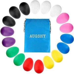 18pcs Plastic Egg Shakers Percussion Musical Egg Maracas Easter Eggs With 8 Colo - Picture 1 of 7