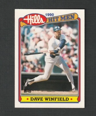 1990 Topps Hills Hit Men Dave Winfield #17 New York Yankees - Image 1 of 2