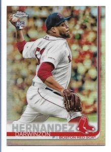 2019 Topps Chrome Update Refractor /250 Darwinzon Hernandez #30 Rookie RC - Picture 1 of 2