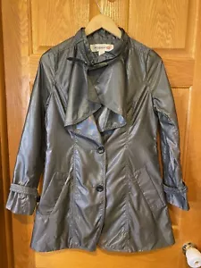 Chaqueta ligera para mujer BJ34 diésel gris con botones trinchera delantera grande - Imagen 1 de 3
