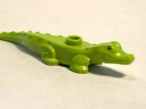 LEGO CITY PIRATES - Pequeño cocodrilo CAIMÁN Animal Genuino 60353 lima VERDE - Imagen 1 de 2