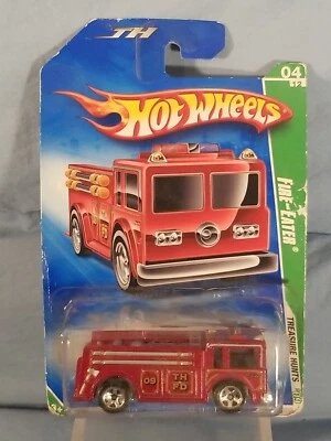 2009 Hot Wheels Treasure Hunt 4/12 Fire-Eater #46 Fire Truck - Image 1 of 3
